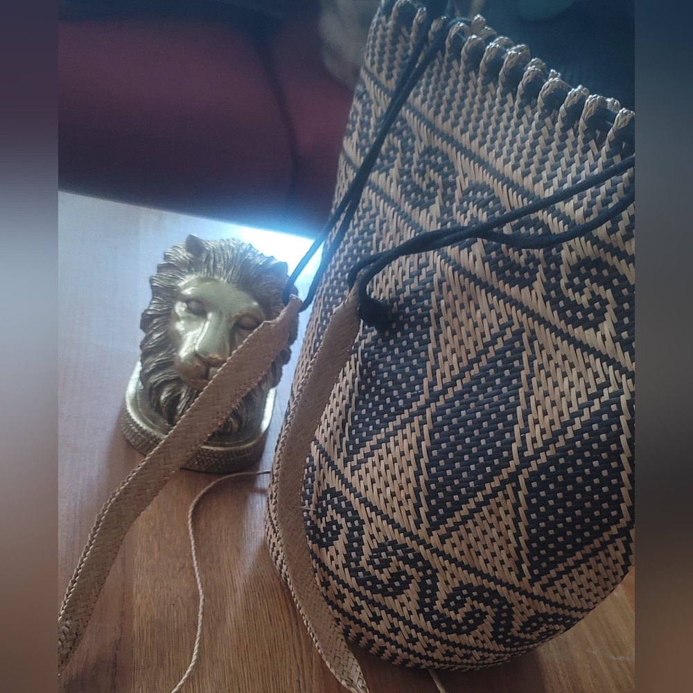 Ajat Tribal Drawstring Backpack - image 1